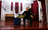Charity concert in Krolevets Children School of Art, Ukraine. 06 September 2014. Volodymyr Kurylenko - www.volod.com.ua